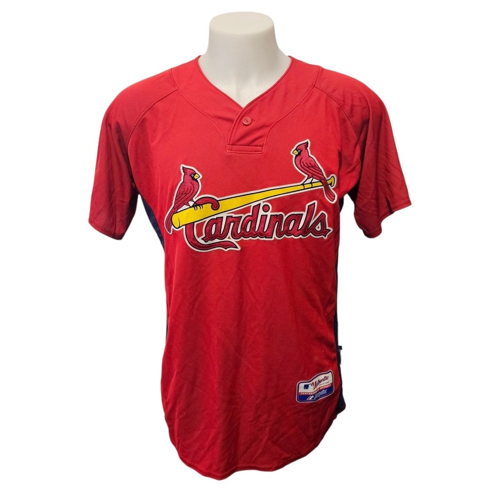 St Louis‎ Cardinals Spring Training Jersey Majestic Mens Size M MLB Streetwear